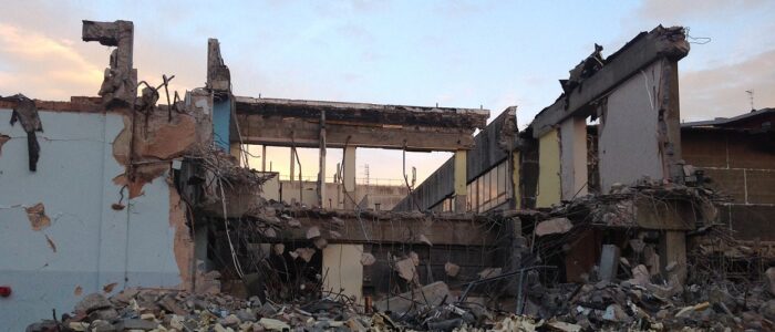 Bristol Templeback - demolition in progress