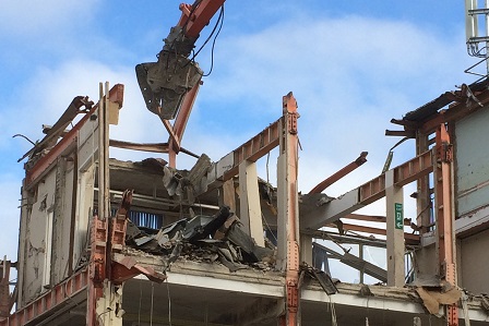 Demolition at Winfrith