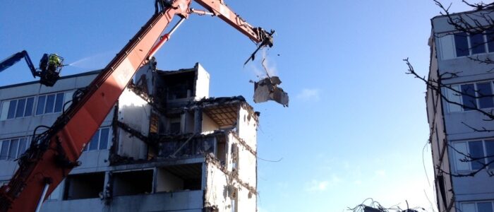 RNAS Culdrose - Demolition in progress